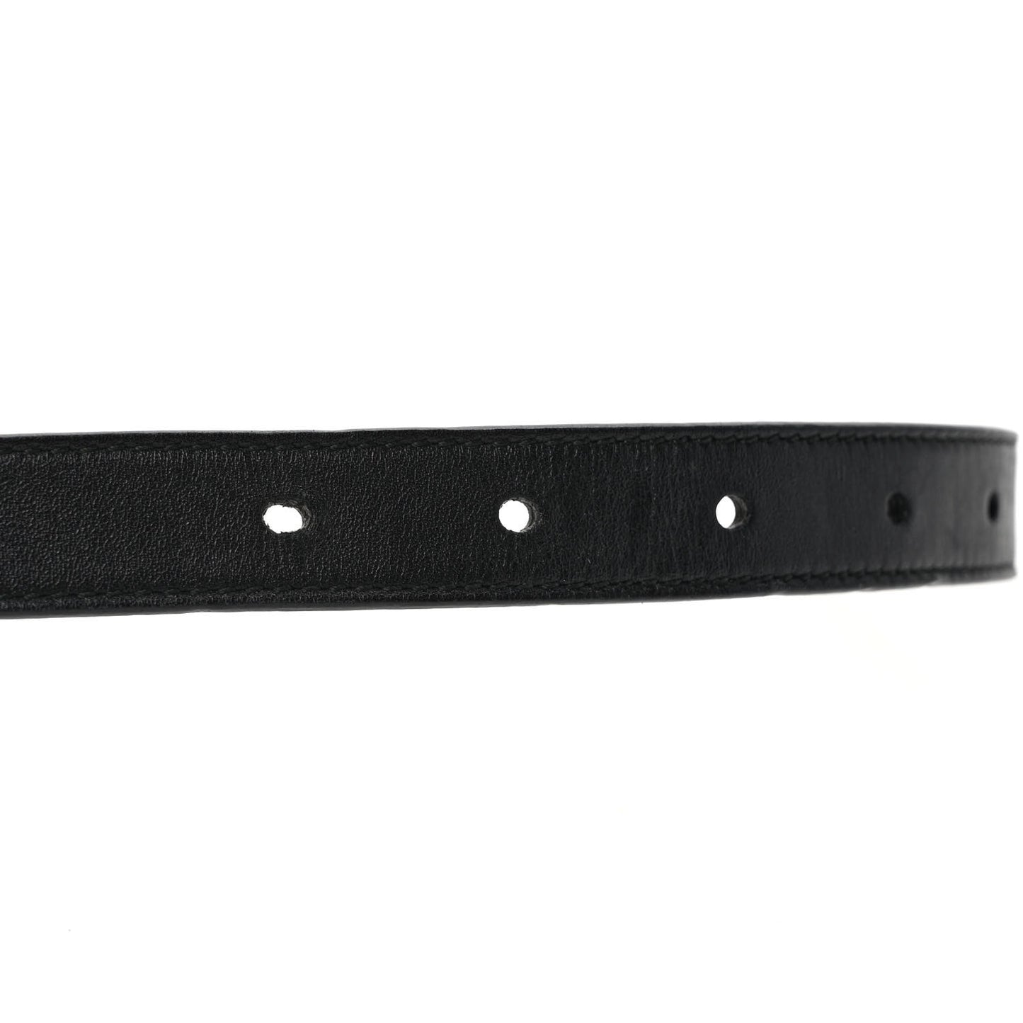 Calfskin Double G 20mm Belt 80 32 Black