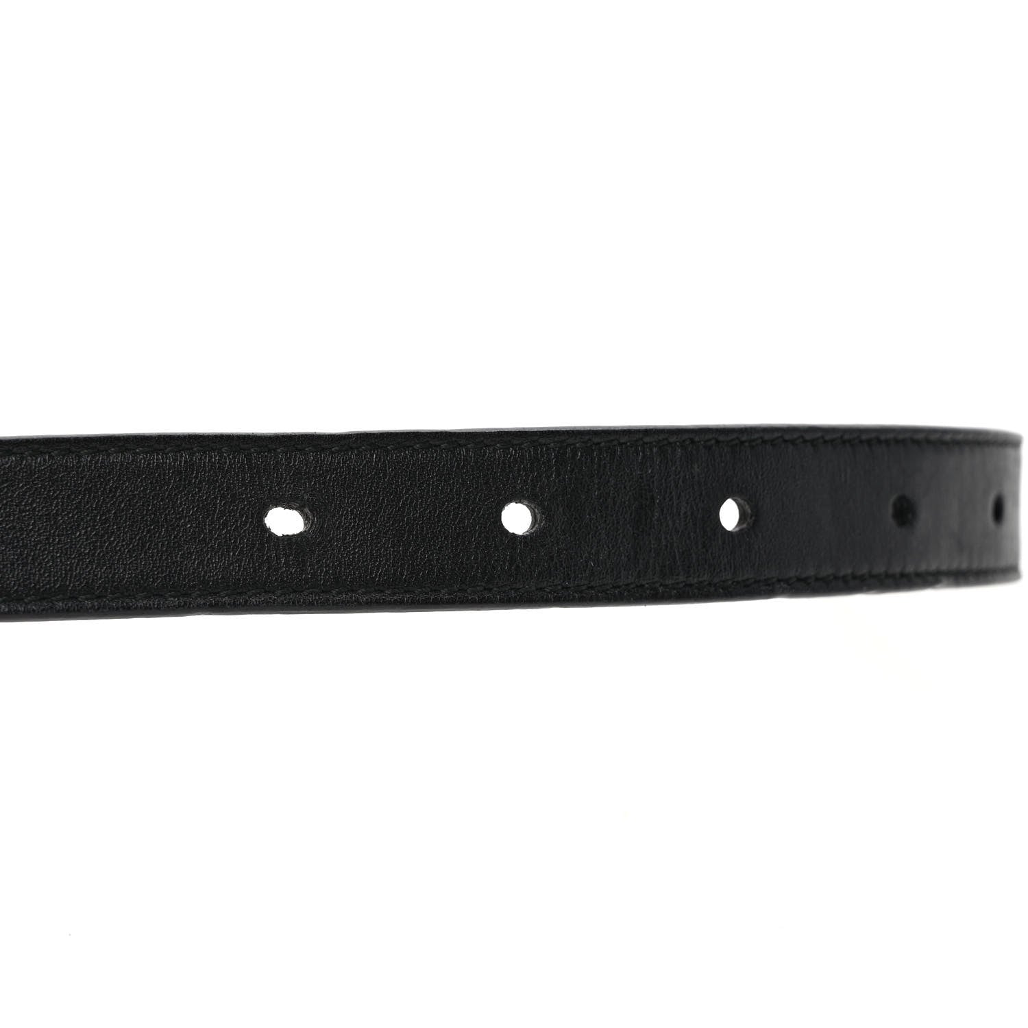 Gucci Calfskin Double G 20mm Belt 80 32 Black 4 of 4