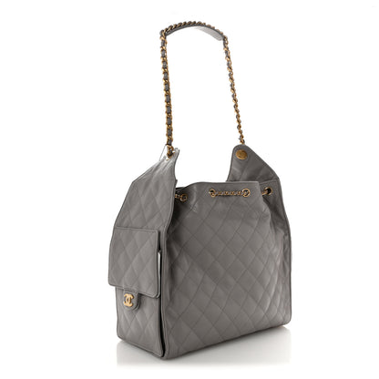 Chanel Caviar Quilted Medium Chanel 25 Handbag Dark Grey 4 of 11