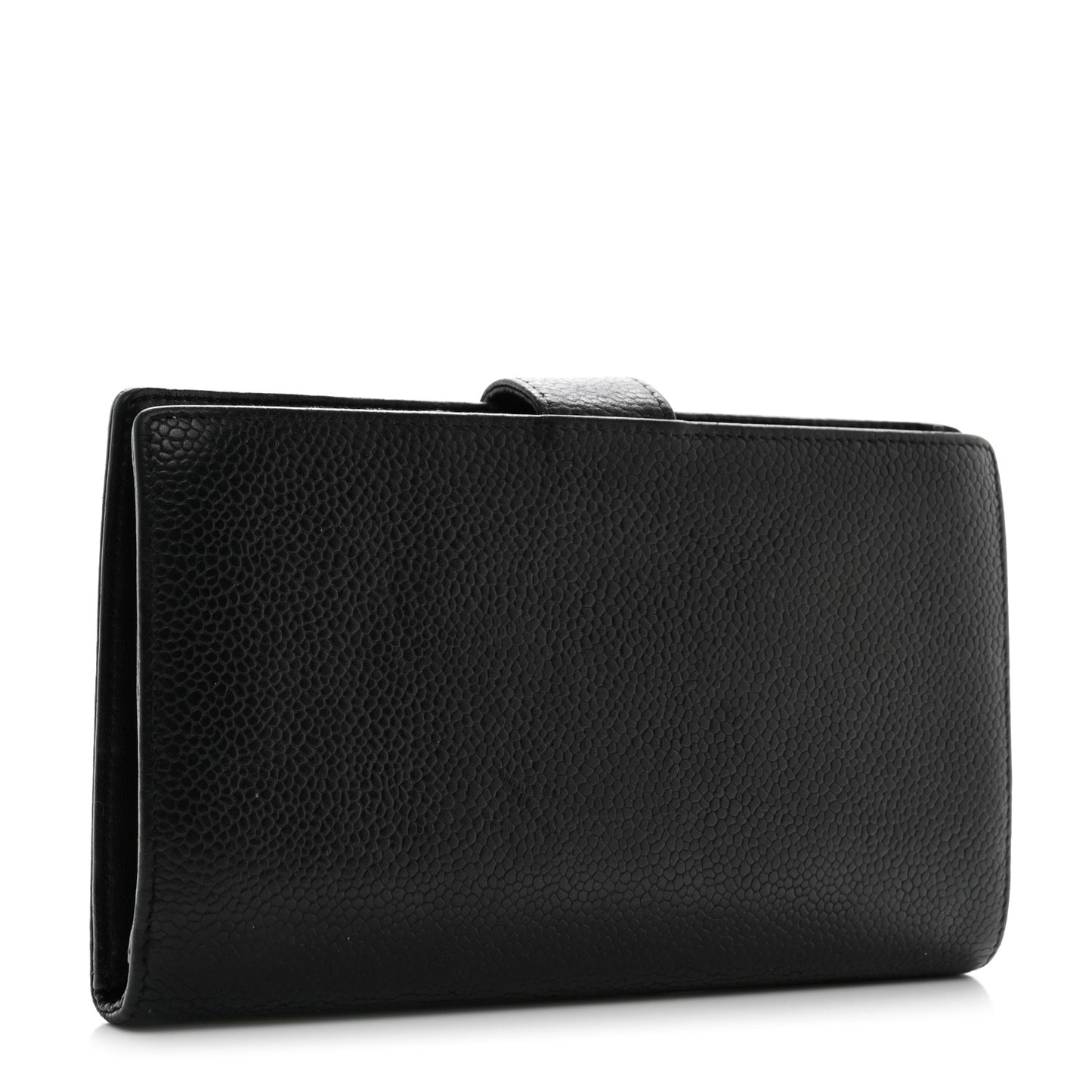 Caviar Timeless CC French Wallet Black