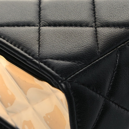 Chanel Lambskin Quilted Mini Golden Plate Flap Black 11 of 13