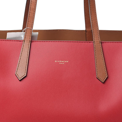 Givenchy Calfskin Medium GV Shopper Tote Dark Red 9 of 9