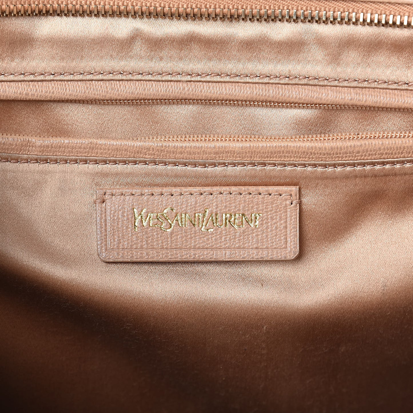 Textured Calfskin Large Cabas ChYc Beige