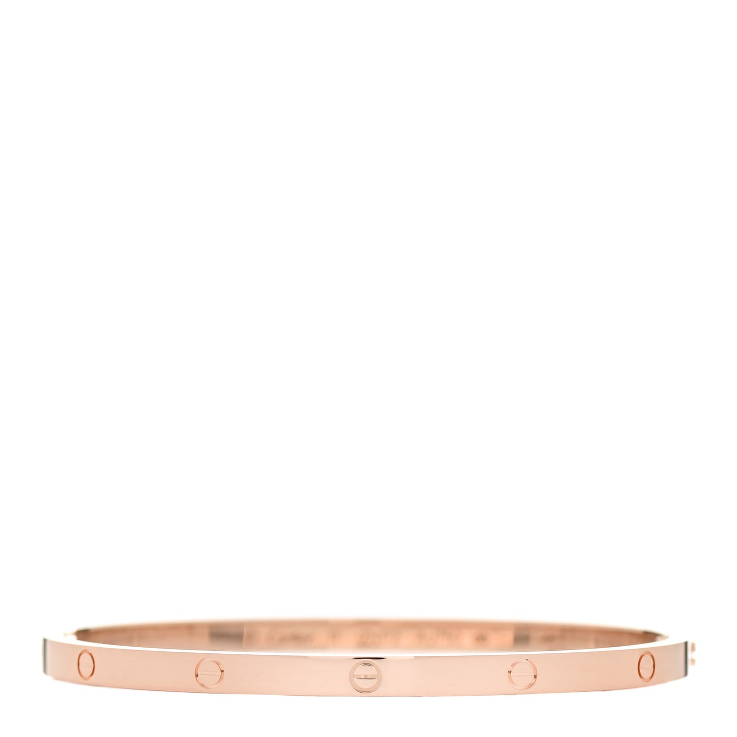 18K Pink Gold Small LOVE Bracelet 17