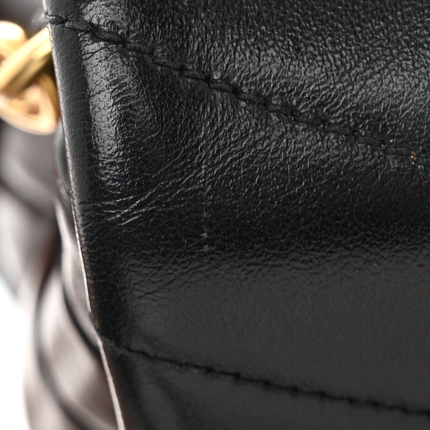 Calfskin Y Quilted Monogram Toy Loulou Crossbody Bag Black
