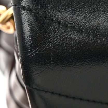 Saint Laurent Calfskin Y Quilted Monogram Toy Loulou Crossbody Bag Black 18 of 19