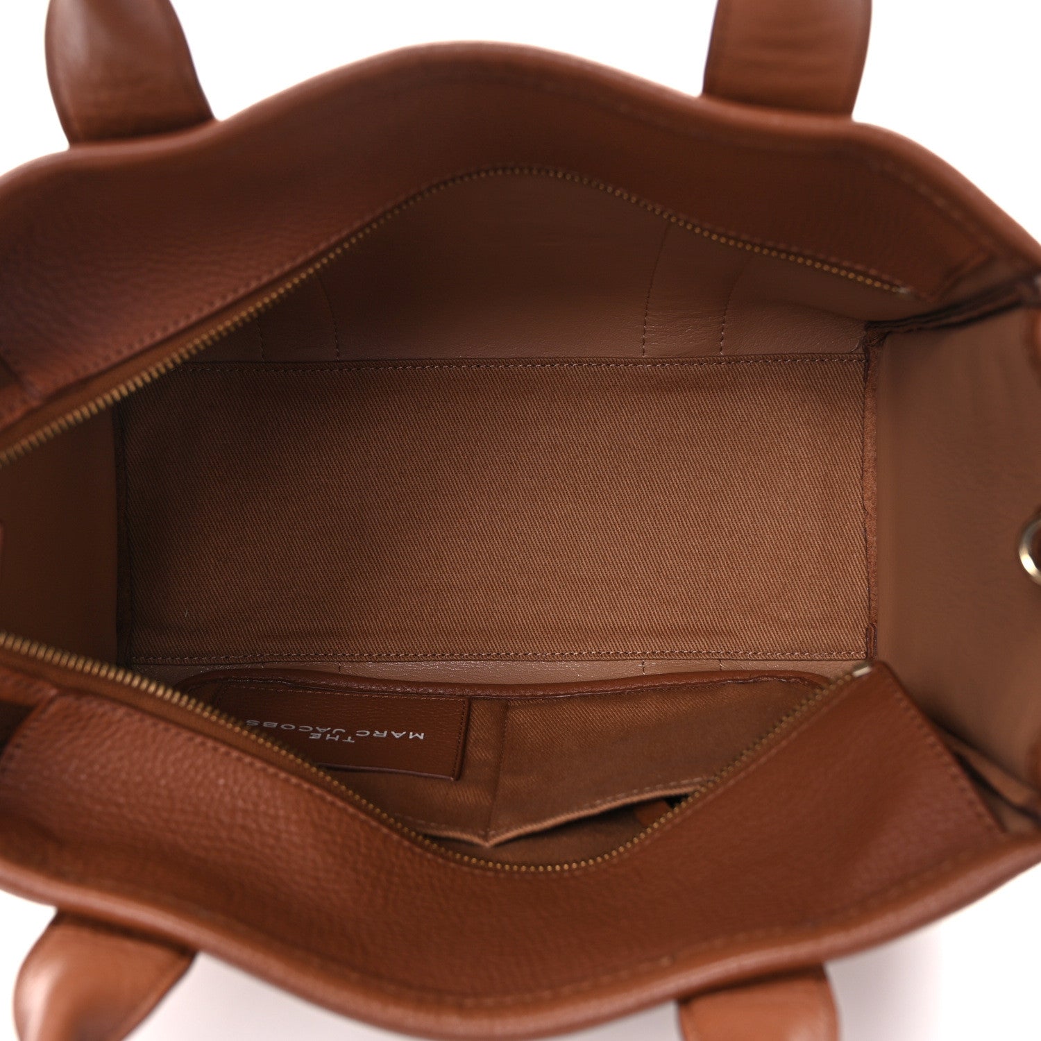 Marc Jacobs Grained Calfskin Medium The Tote Bag Argan Oil 5 of 14
