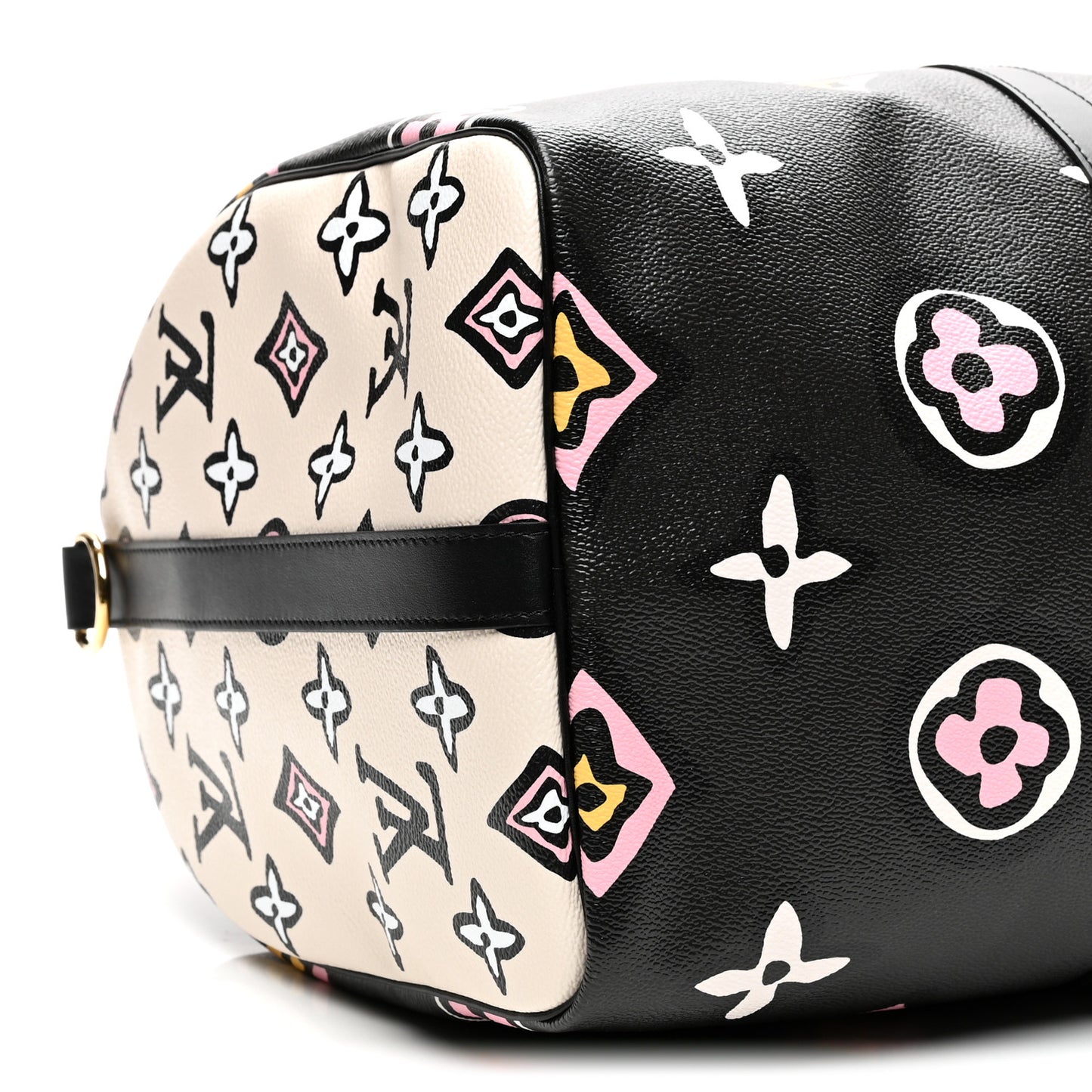 Monogram Giant Wild At Heart Keepall Bandouliere 45 Black