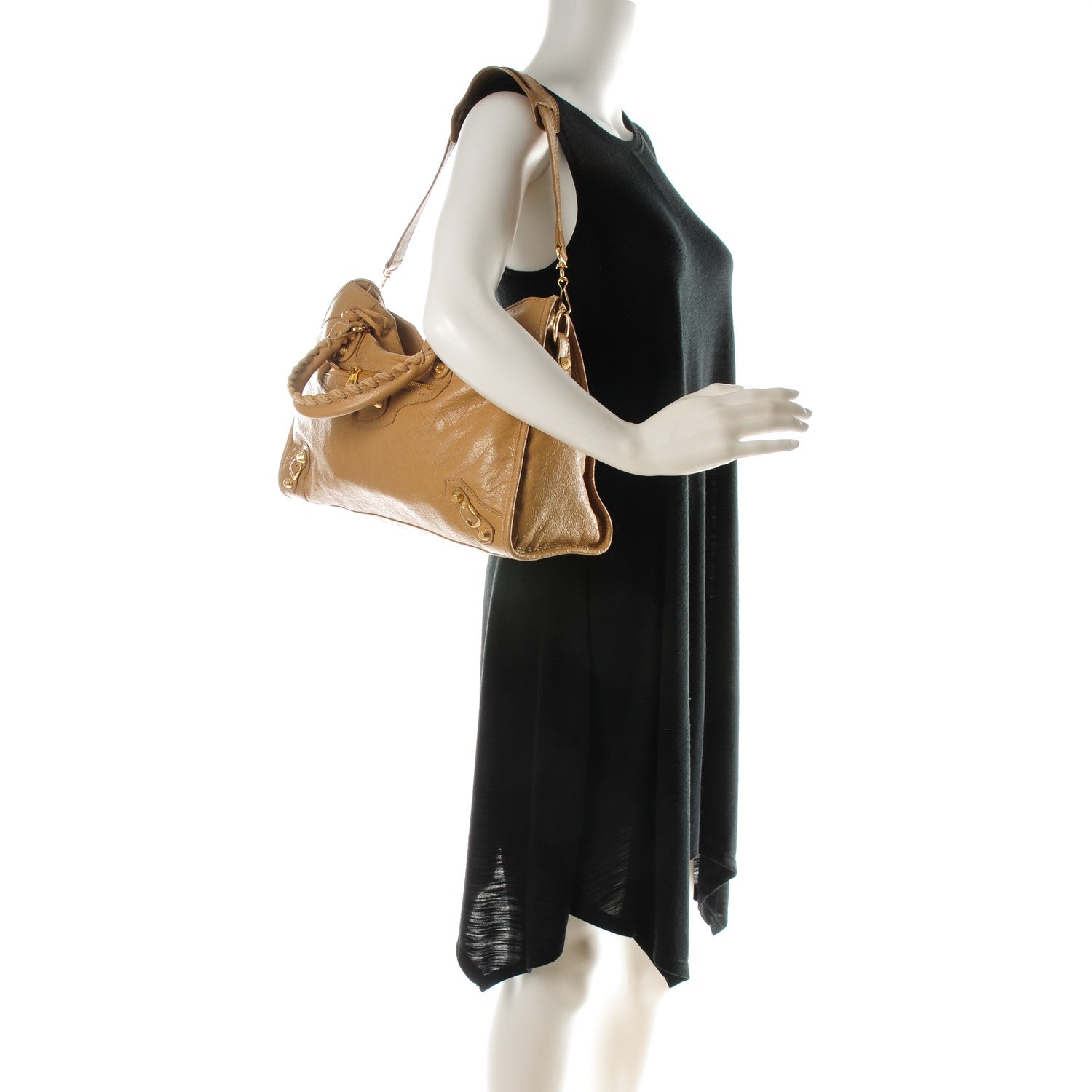 Balenciaga Agneau Giant 12 Gold Hardware City Beige Nougatine 2 of 8