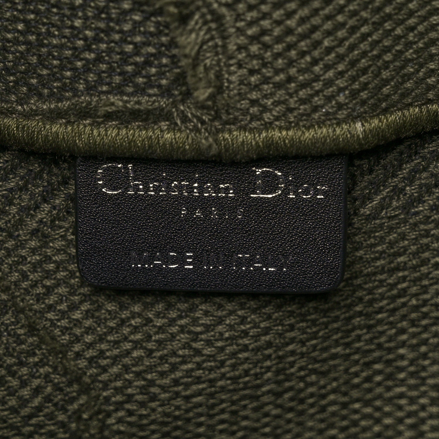 Christian Dior Canvas Embroidered Camouflage Diorcamp Messenger Green 6 of 10