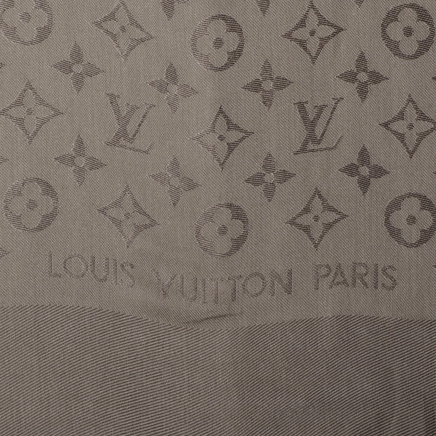 Louis Vuitton Silk Wool Monogram Shawl Verone 4 of 5