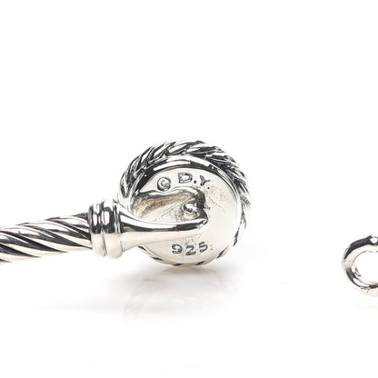 David Yurman Sterling Silver Black Onyx 3mm Chatelaine Bracelet 4 of 4