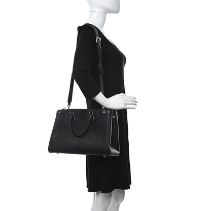 Louis Vuitton Epi Grenelle Tote MM Black 2 of 12