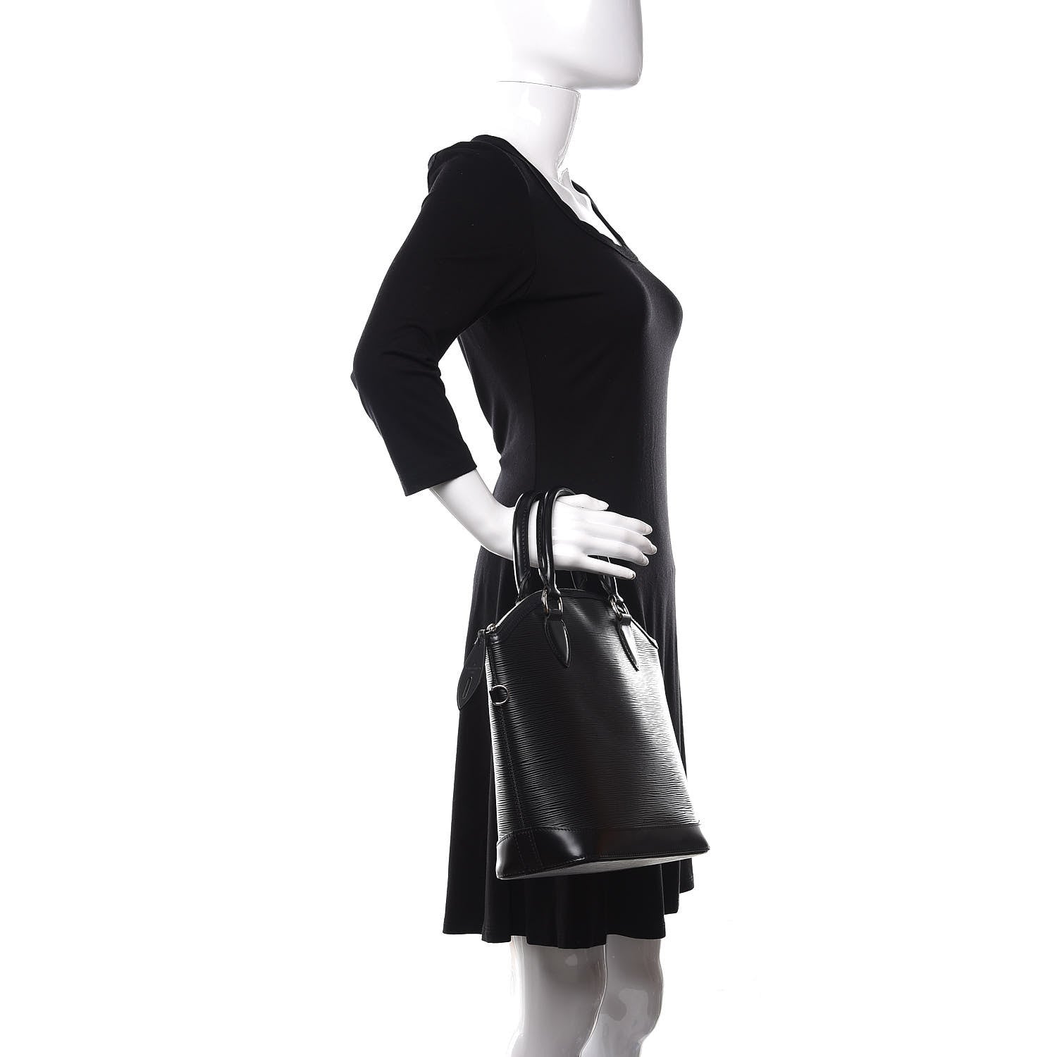 Louis Vuitton Epi Lockit Black 2 of 11