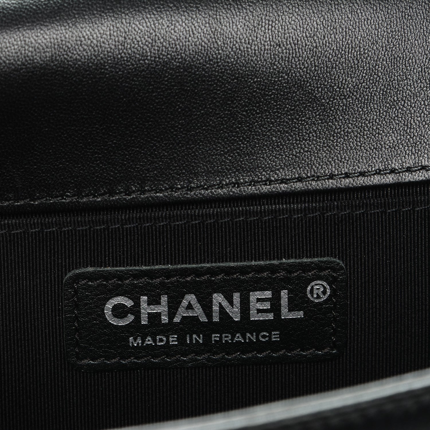 Chanel Lambskin Quilted Medium Boy Flap Black 7 of 8