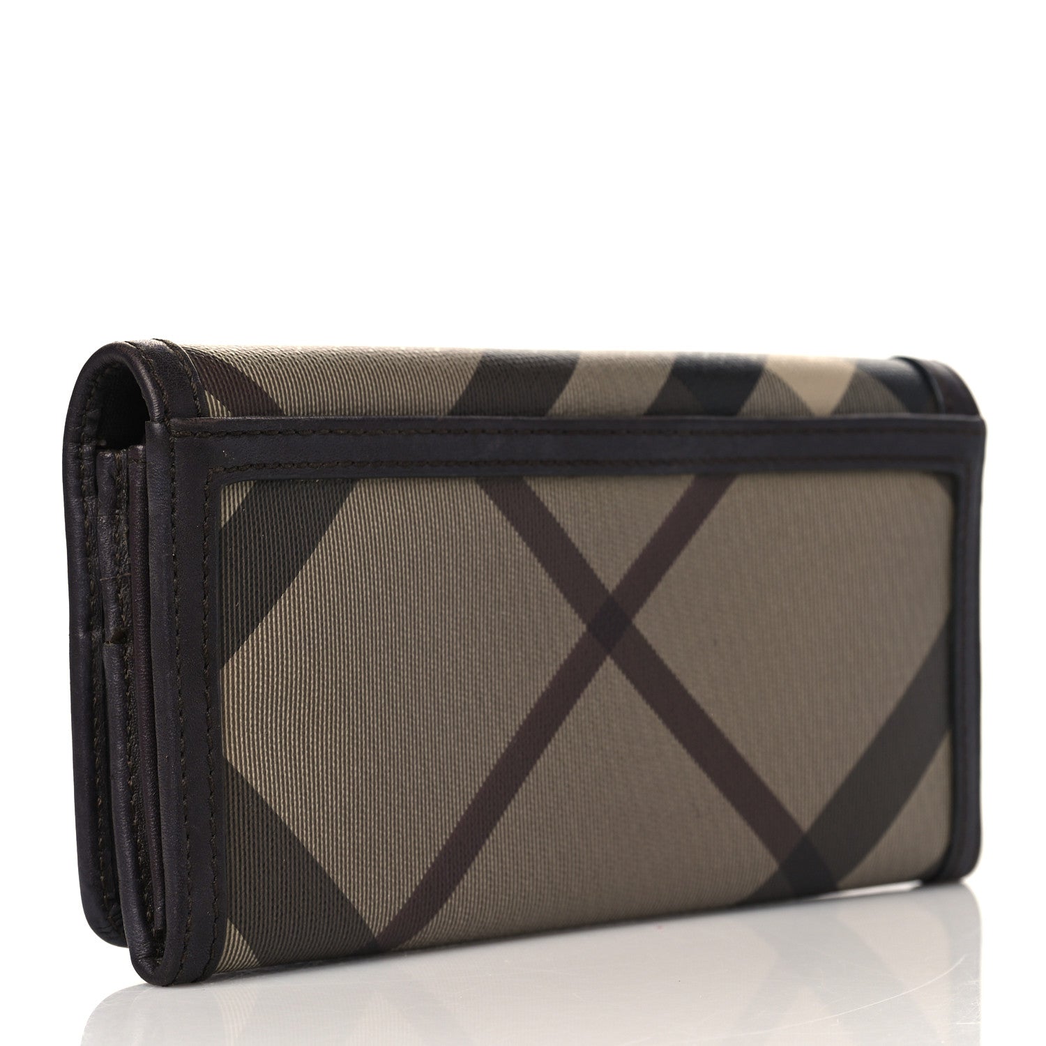 Burberry Smoked Check Penrose Continental Wallet Brown 3 of 7