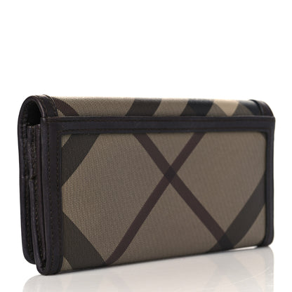Burberry Smoked Check Penrose Continental Wallet Brown 3 of 7