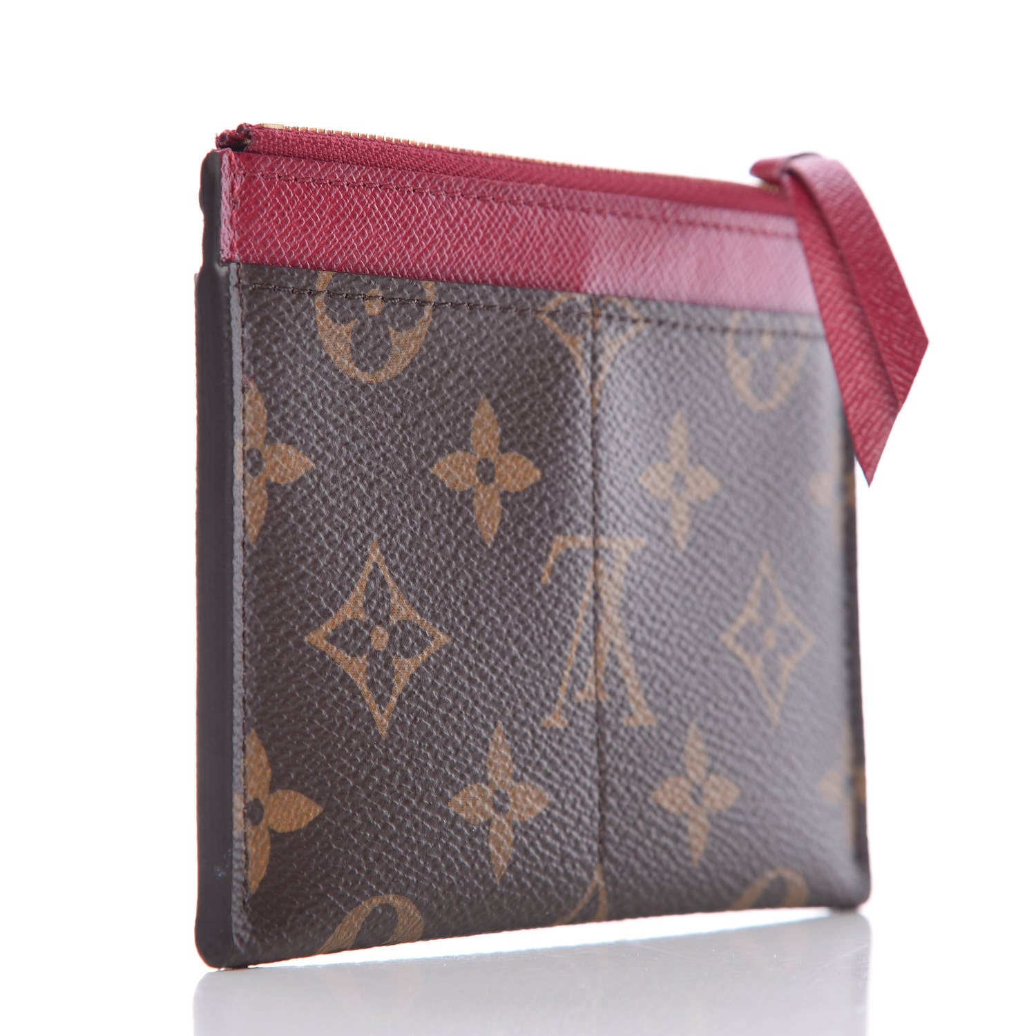 Louis Vuitton Monogram Zipped Card Holder Fuchsia 3 of 7