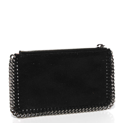 Stella McCartney Faux Leather Shaggy Deer Falabella Coin Purse Black 3 of 10