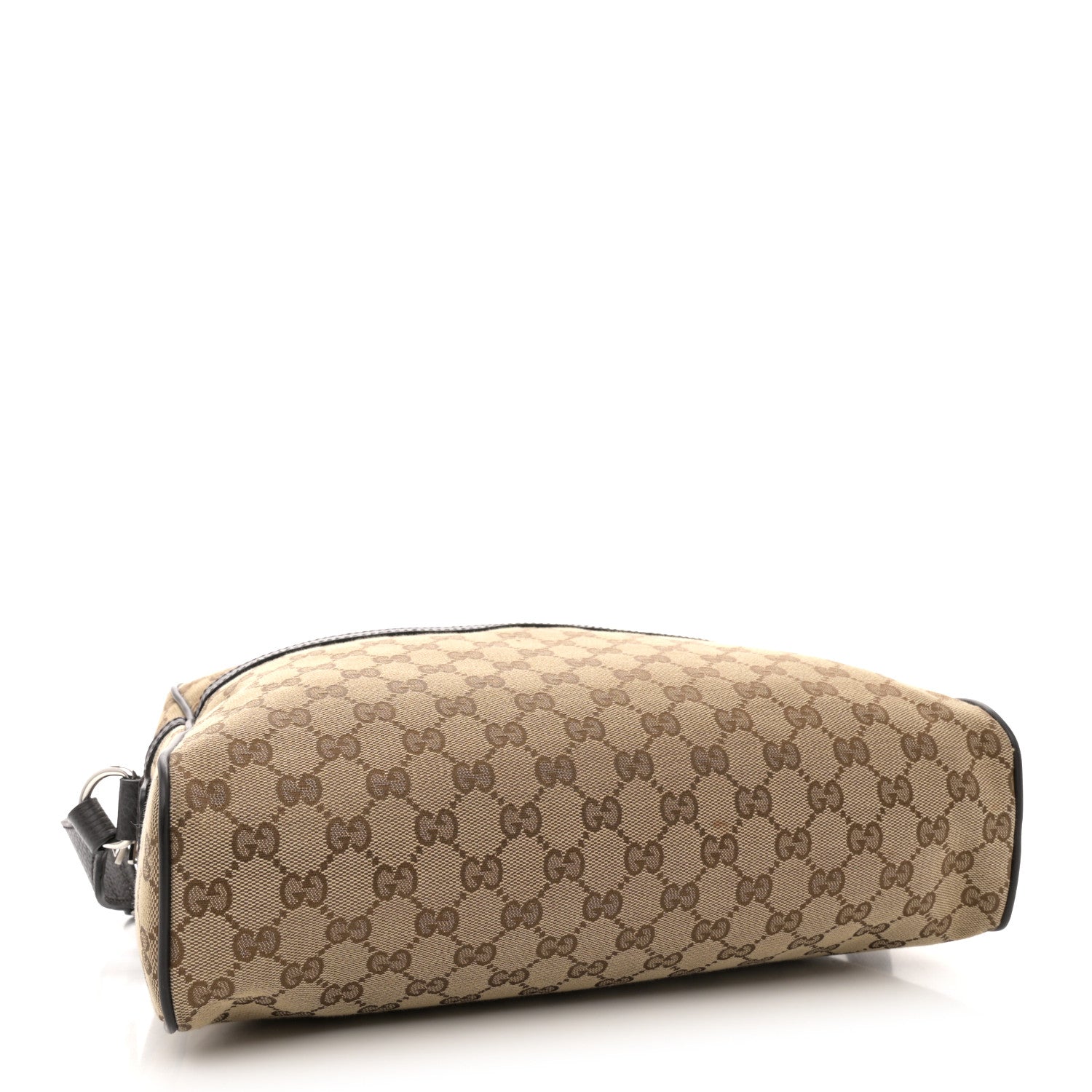 Gucci Monogram Dollar Calfskin Large Camera Case Beige Ebony Testa di Moro Marrone Scuro 4 of 13