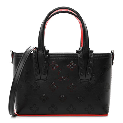 Christian Louboutin Calfskin Loubinthesky Nano Cabata Tote Black 1 of 11