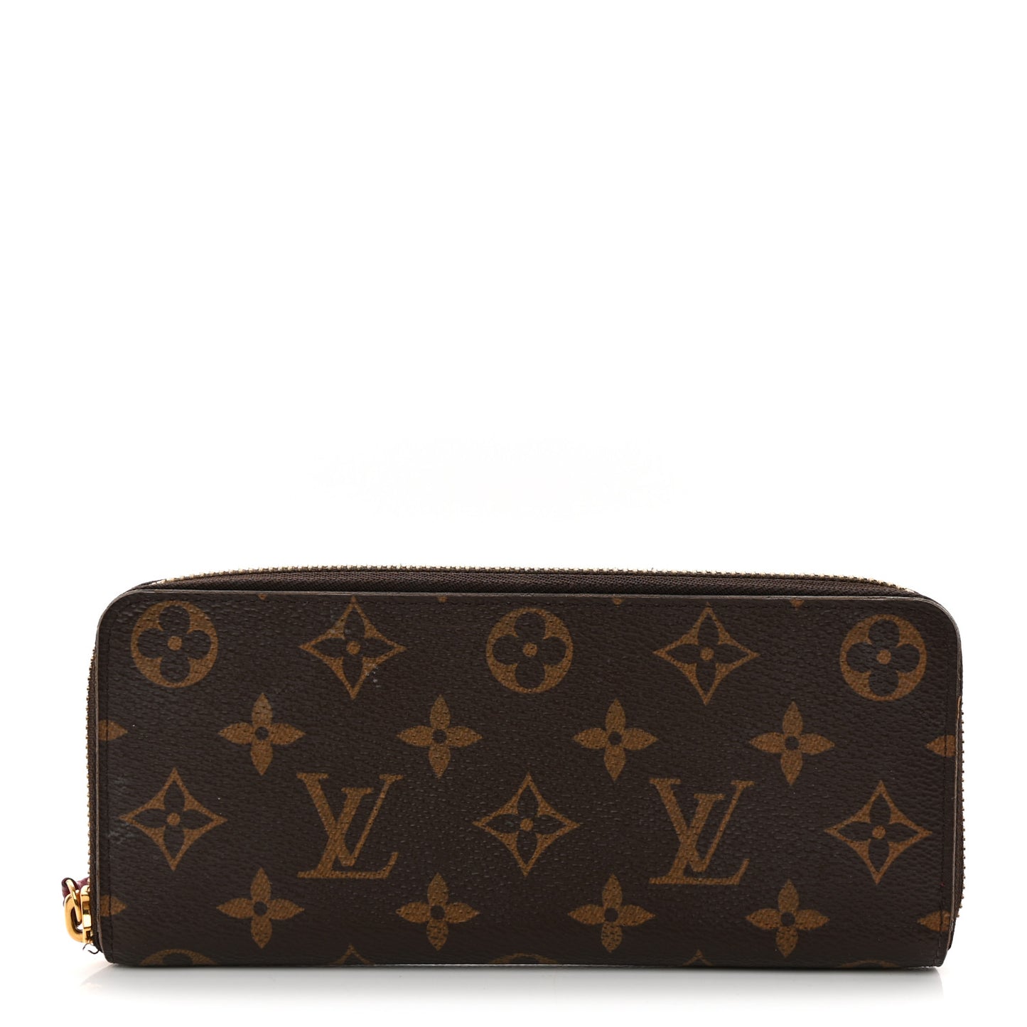 Monogram Clemence Wallet Fuchsia