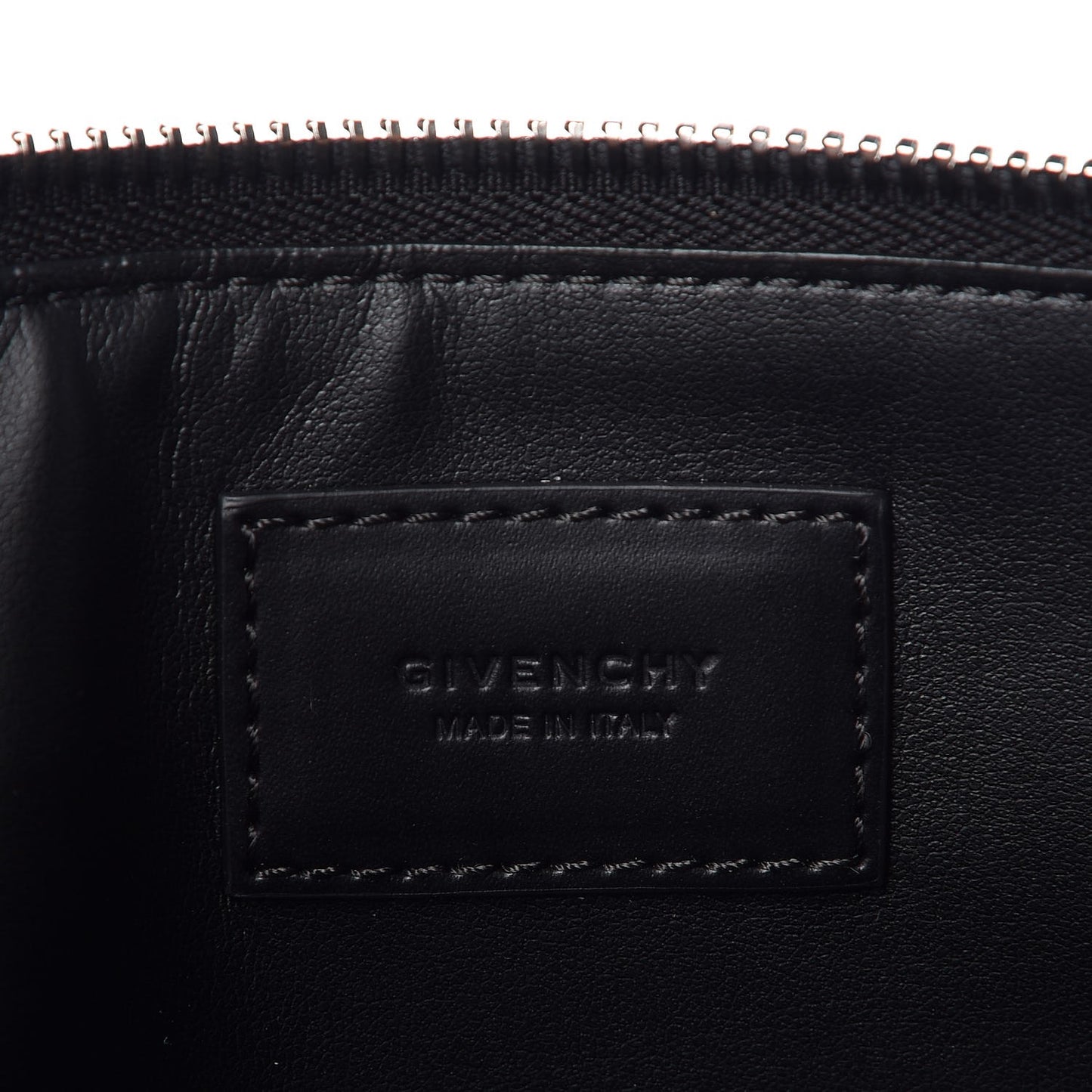 Sugar Goatskin Large Antigona Pouch Black