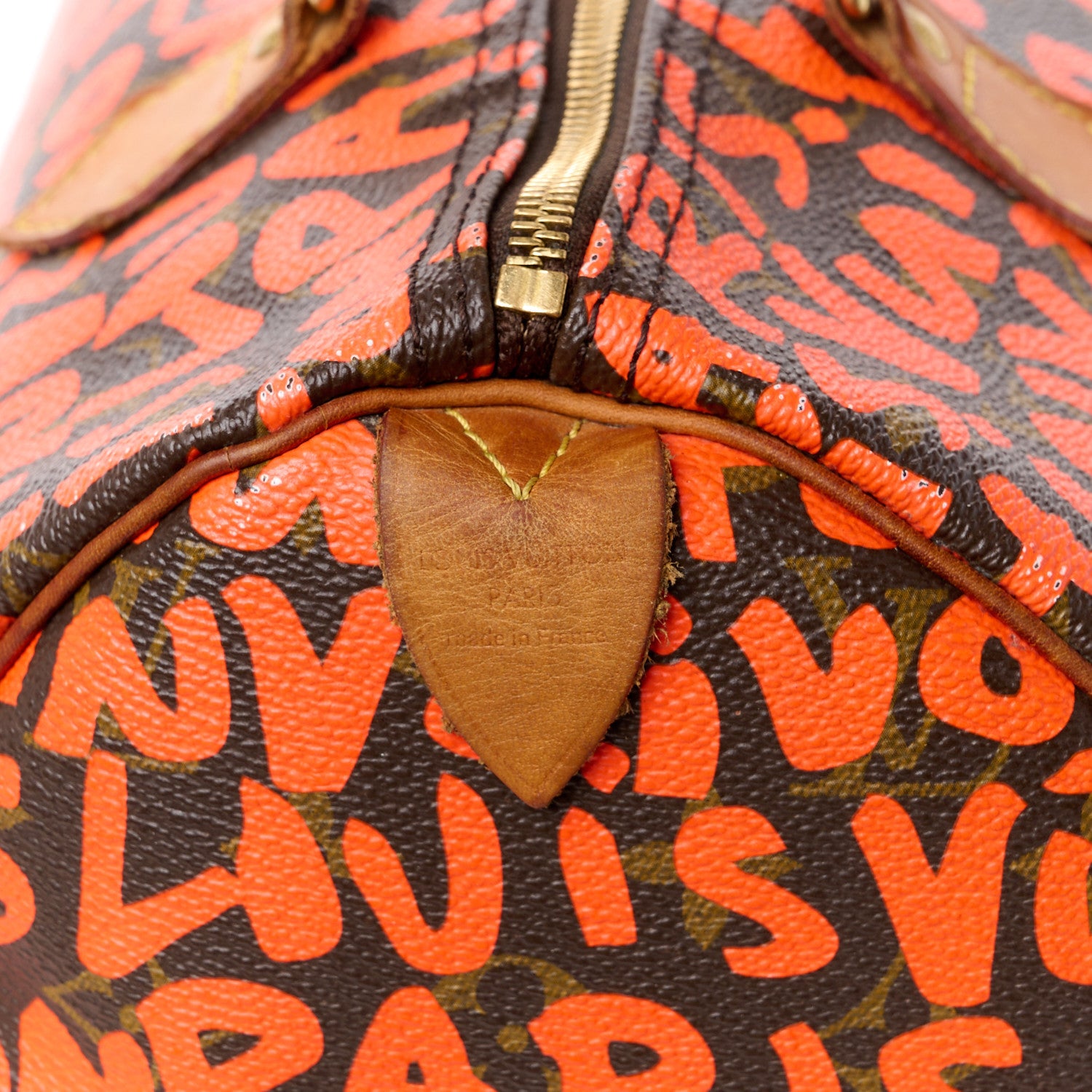 Louis Vuitton Monogram Graffiti Speedy 30 Orange 1833736