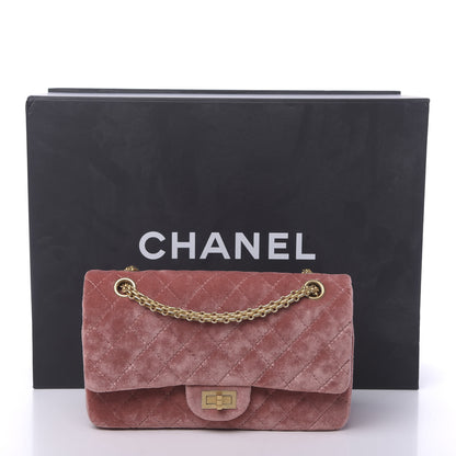 Chanel Velvet Quilted 2.55 Reissue 225 Flap Pink 11 of 11