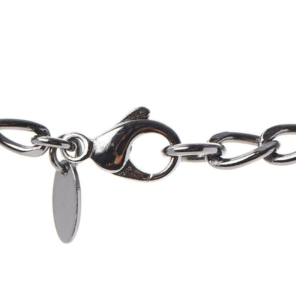 Chanel Ruthenium Enamel Coated CC Necklace Pink 5 of 6