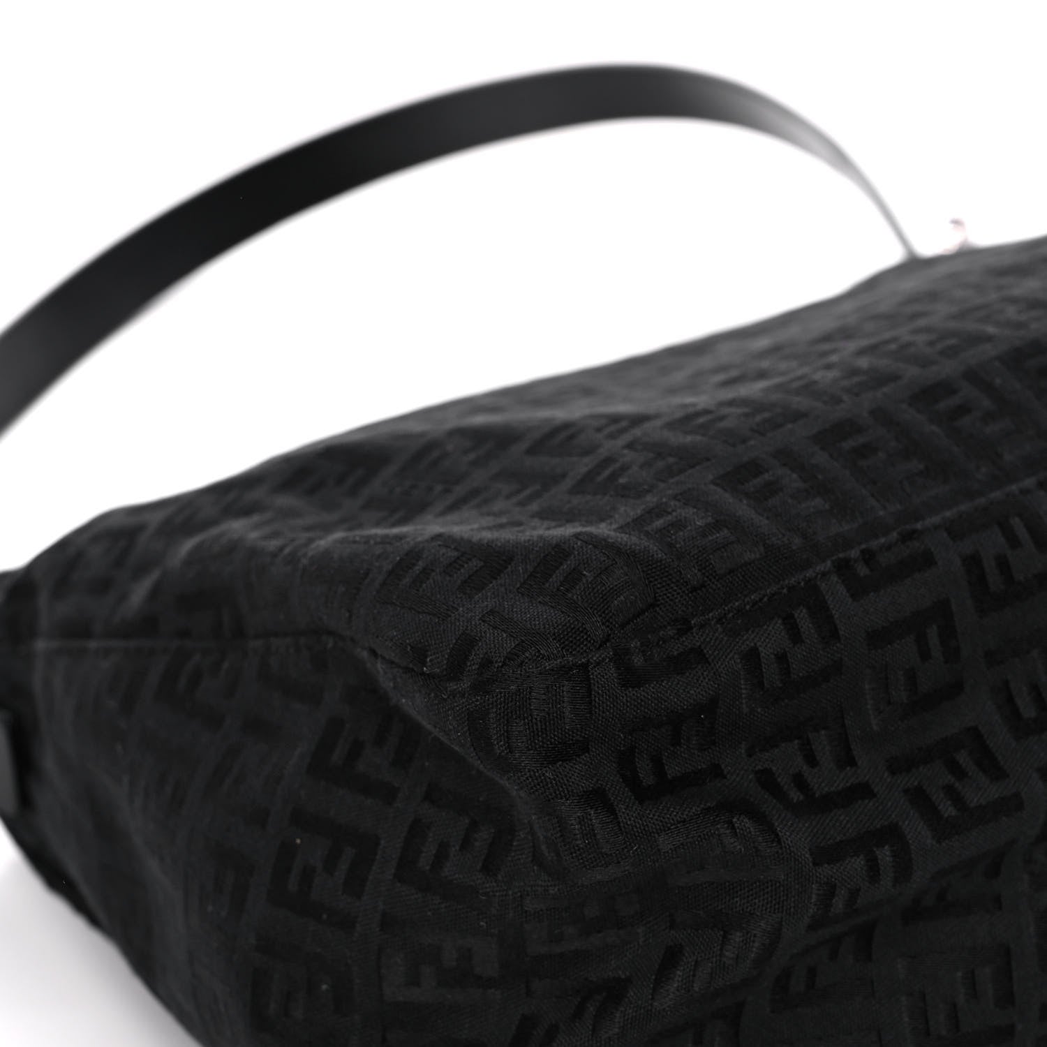 Fendi Zucchino Mama Baguette Black 10 of 15