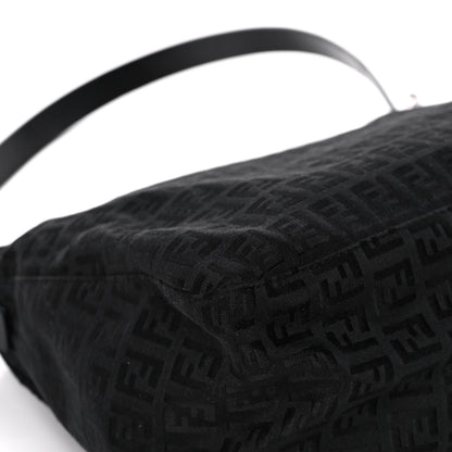 Fendi Zucchino Mama Baguette Black 10 of 15