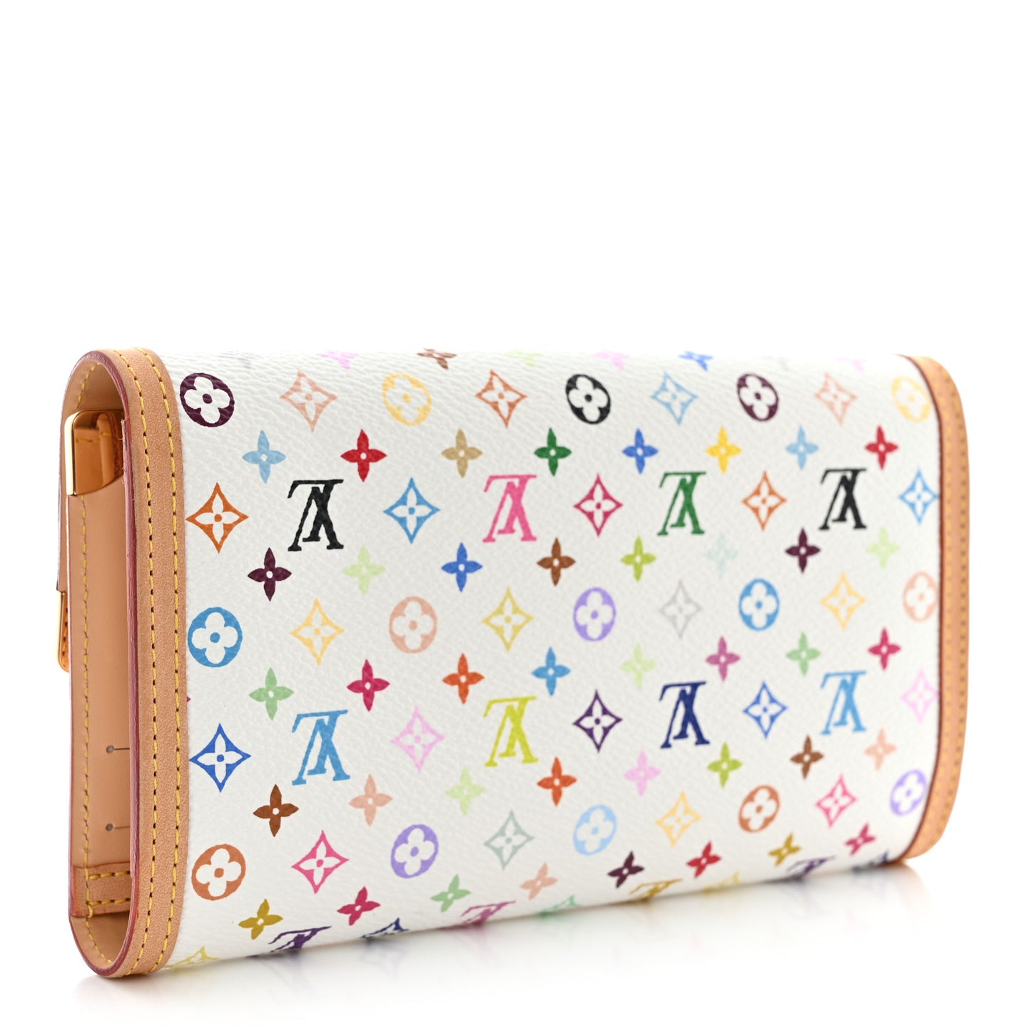Monogram Multicolor Porte Tresor International Wallet White