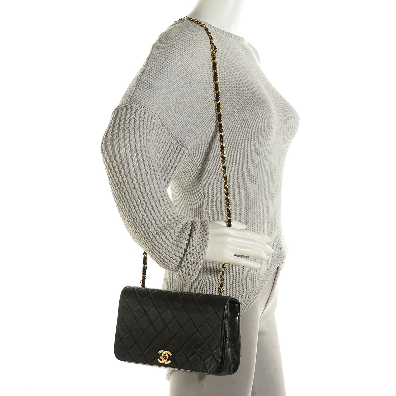 Chanel Lambskin Quilted Small Single Flap 2 of 11