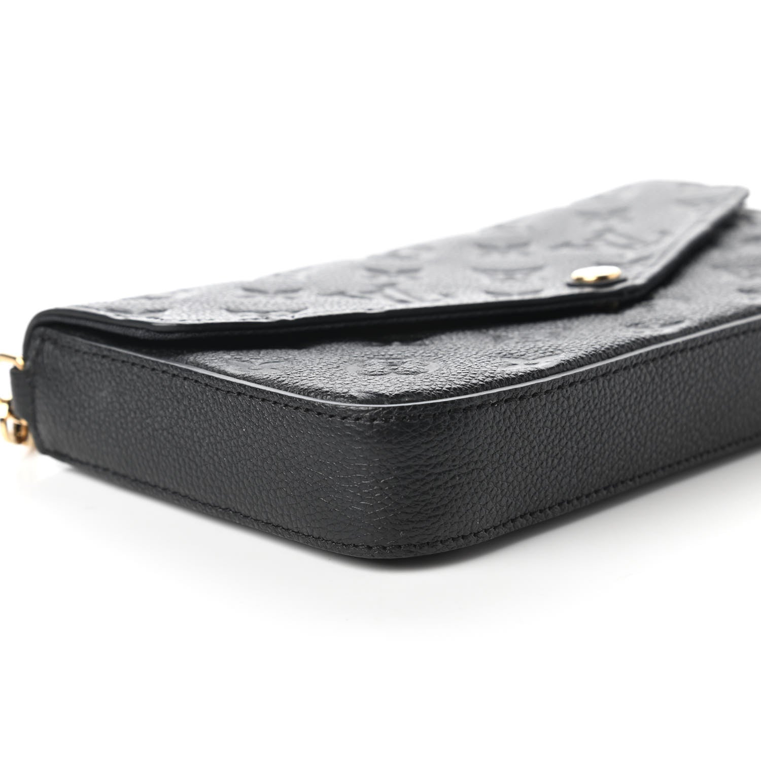 Louis Vuitton Empreinte Pochette Felicie Chain Wallet Black 6 of 11