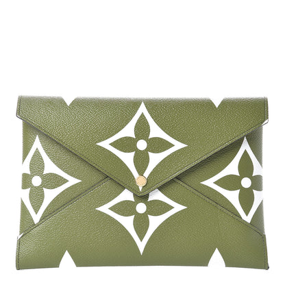 Louis Vuitton Monogram Giant Large Kirigami Pochette Kaki 1 of 6