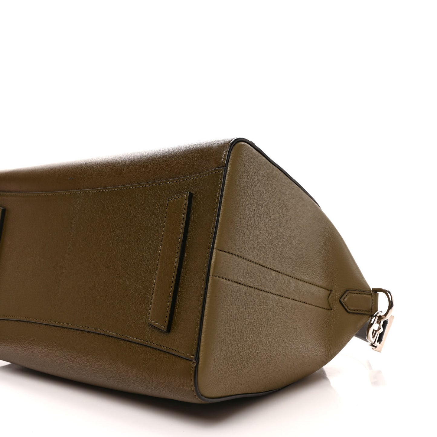 Sugar Goatskin Medium Tri-Color Antigona Khaki Black