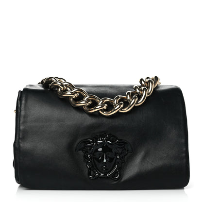 Versace Nappa Palazzo Sultan Shoulder Bag Black 1 of 20