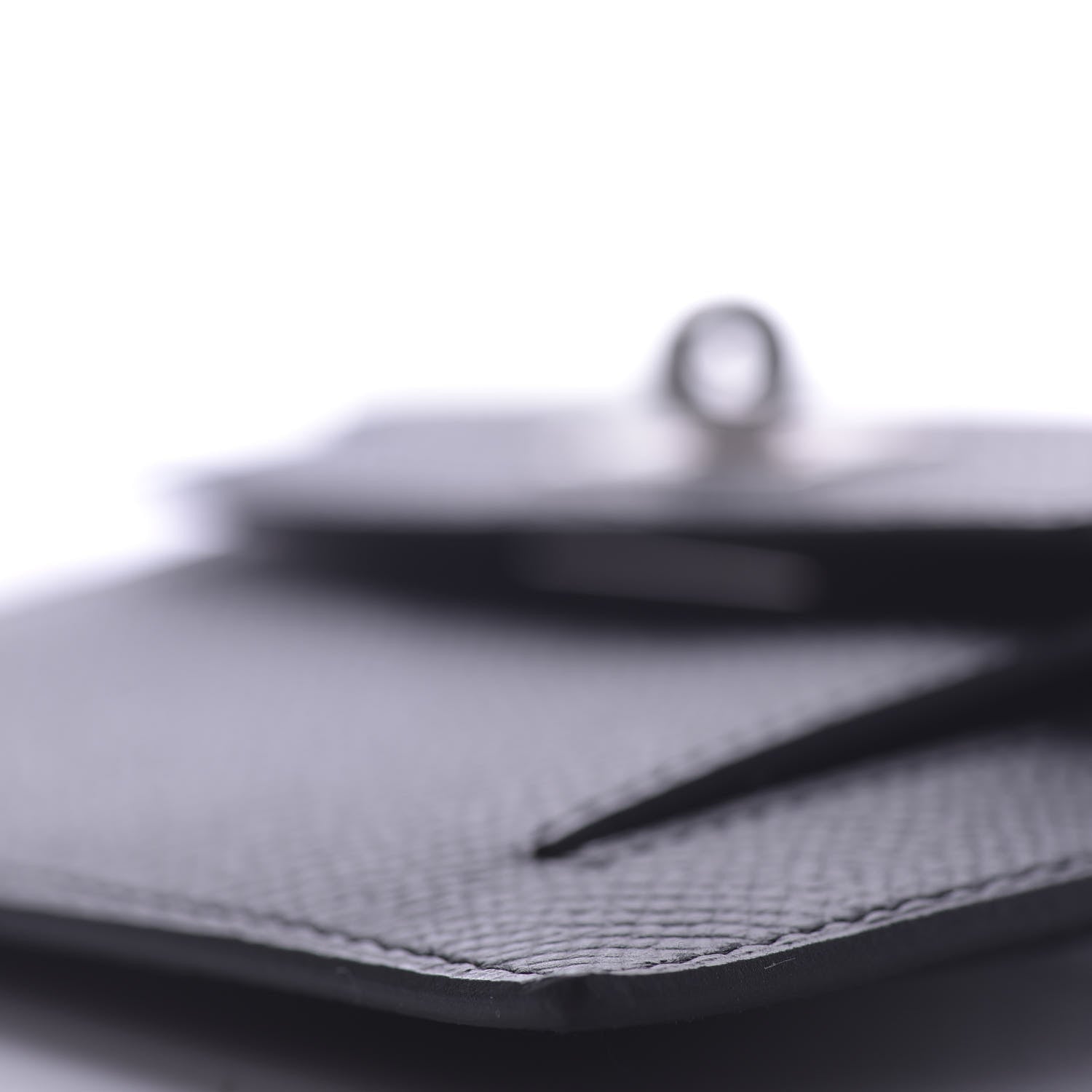 Hermes Epsom Kelly Pocket Compact Wallet Black 7 of 10