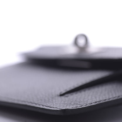 Hermes Epsom Kelly Pocket Compact Wallet Black 7 of 10