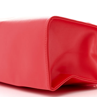 Telfar Vegan Leather Medium Shopping Bag Red 10 of 11