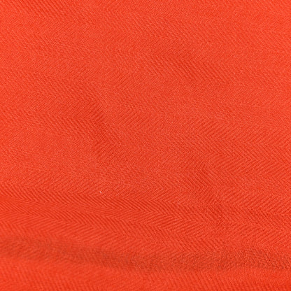 Hermes Cashmere Silk Libre Comme Pegase Shawl 140 Rouge Vermillion 7 of 7