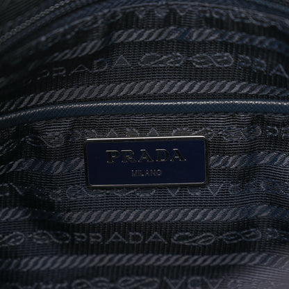 Prada Tessuto Nylon Saffiano Messenger Bag Baltico 6 of 9
