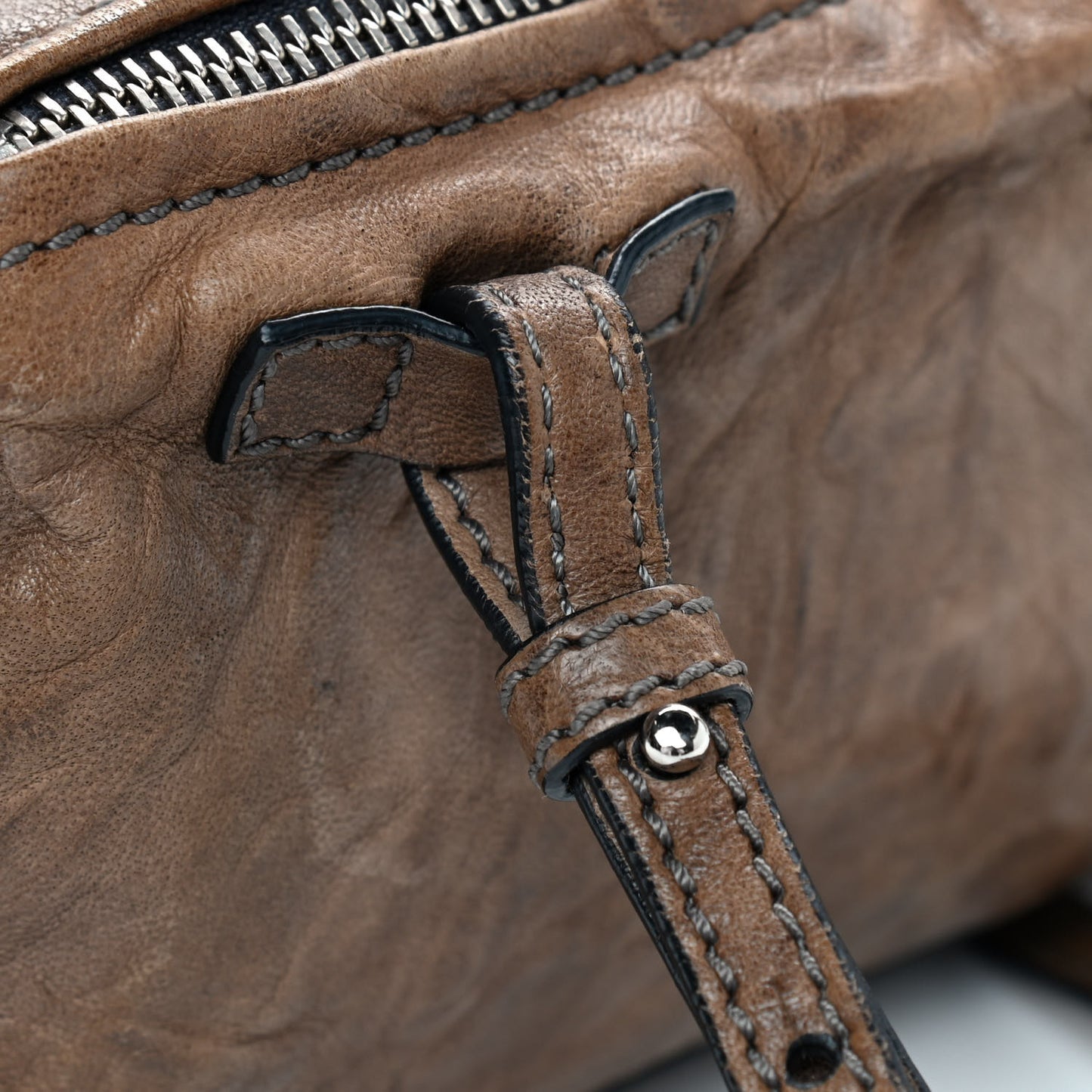 Tumbled Sheepskin Mini Pandora Brown
