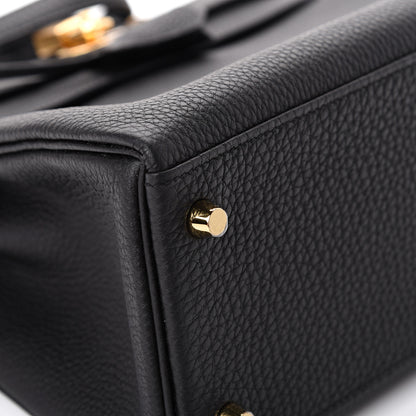 Hermes Togo Matte Alligator Kelly Retourne Touch 28 Black 6 of 38