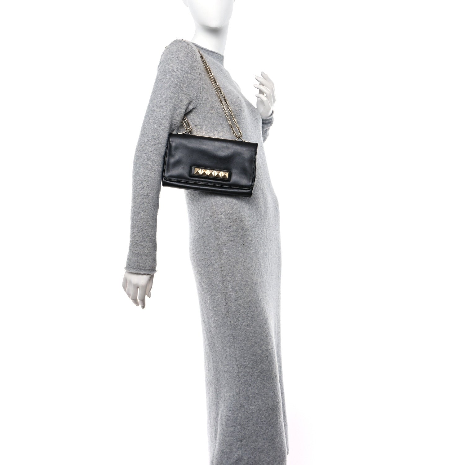 Valentino Garavani Nappa Va Va Voom Shoulder Bag Black 2 of 10