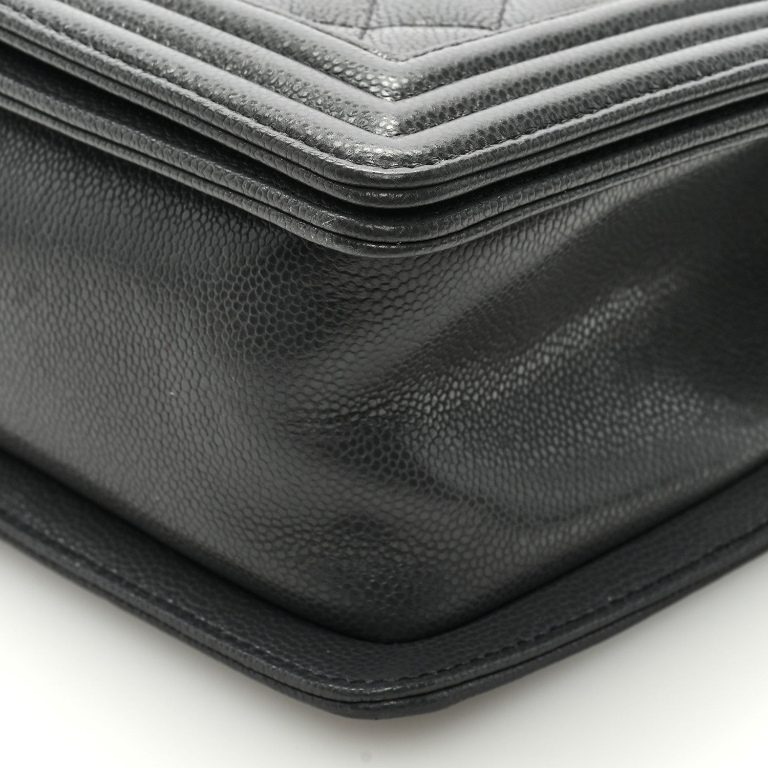 Chanel Caviar Quilted Medium Boy Flap Dark Grey 9 of 9