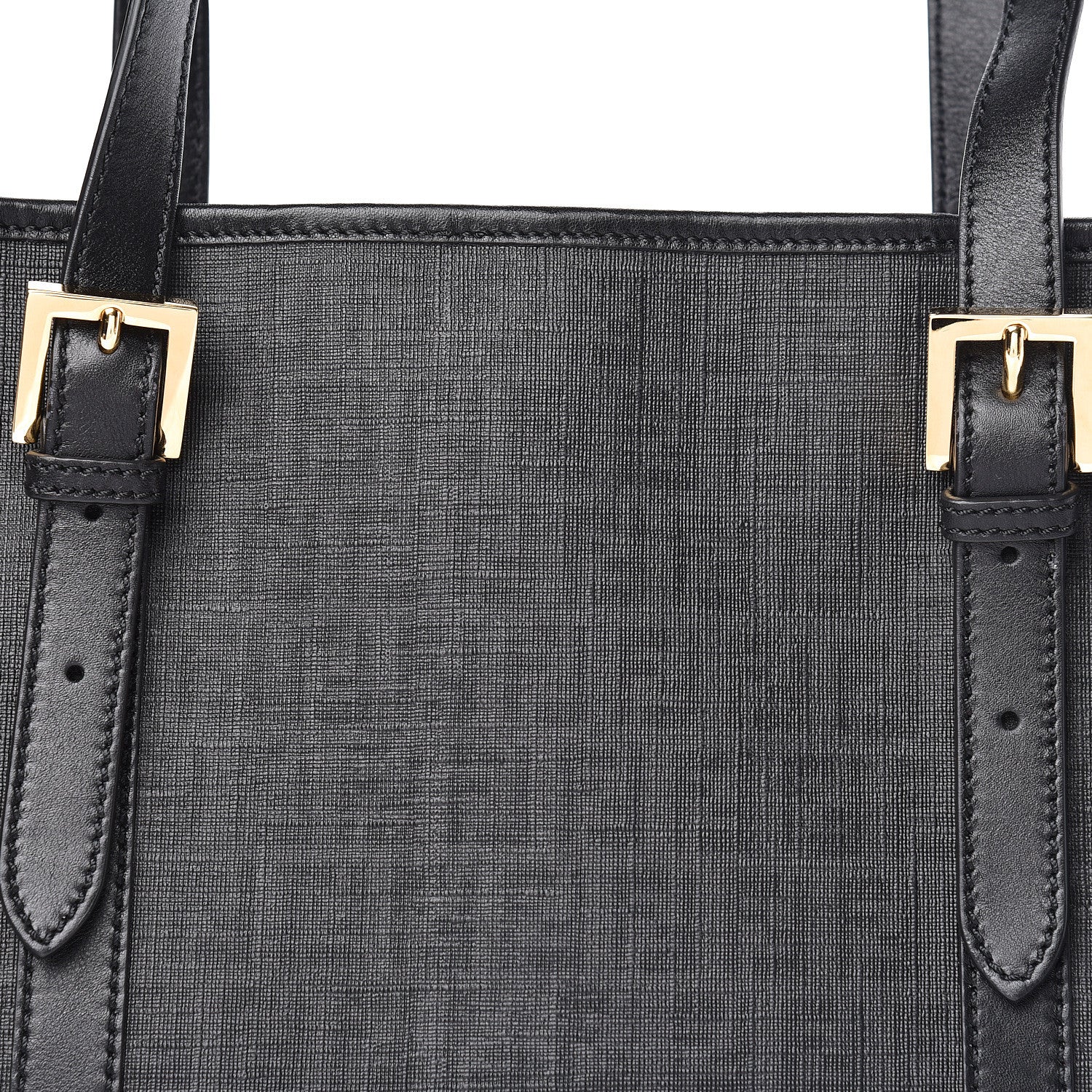 Fendi Zucchino Spalmati Vitello Tote Tobacco Black 8 of 10