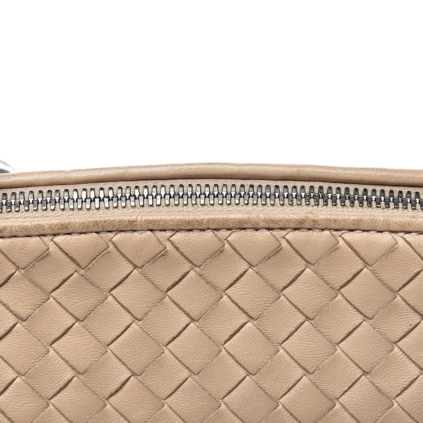Nappa Intrecciato Nodini Crossbody Maple