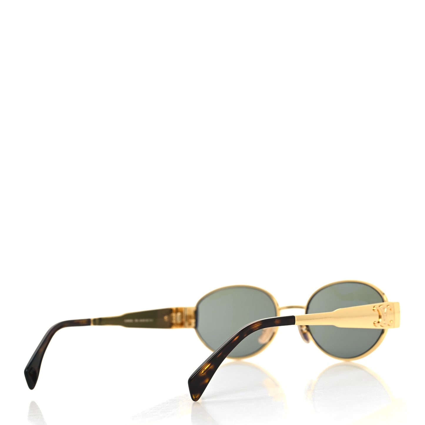 Metal Triomphe 01 Sunglasses CL40235U Gold Green